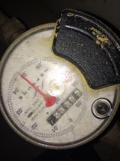 Crusty Water Meter